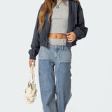 Oversized Cropped Jacket