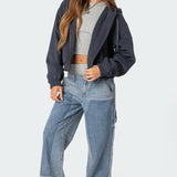 Oversized Cropped Jacket