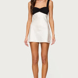 Satin Effect Mini Dress