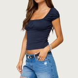 Gathered Bust Top