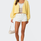 Knit Cropped Cardigan