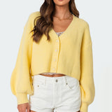 Knit Cropped Cardigan