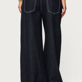 Belt Low Rise Jeans