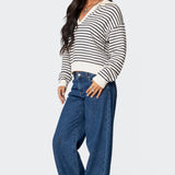 Oversized Striped Sweater