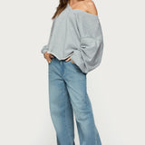 Washed Low Rise Jeans
