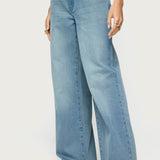 Washed Low Rise Jeans