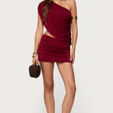 One Shoulder Mini Dress