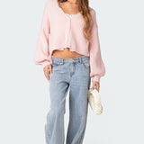 Knit Cropped Cardigan