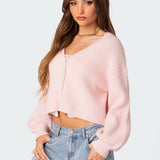 Knit Cropped Cardigan
